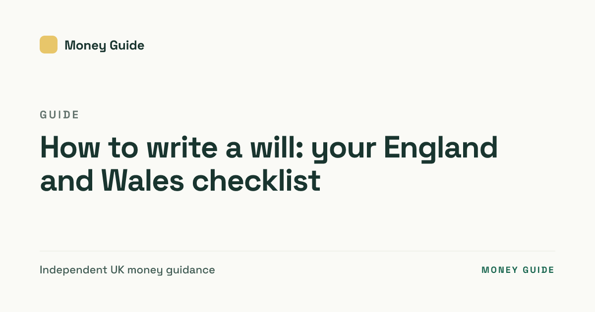 How to write a will in the UK — online, DIY or solicitor