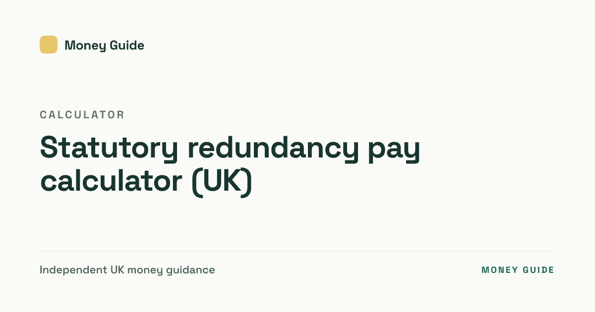 Statutory redundancy pay calculator (UK) (2026/27…
